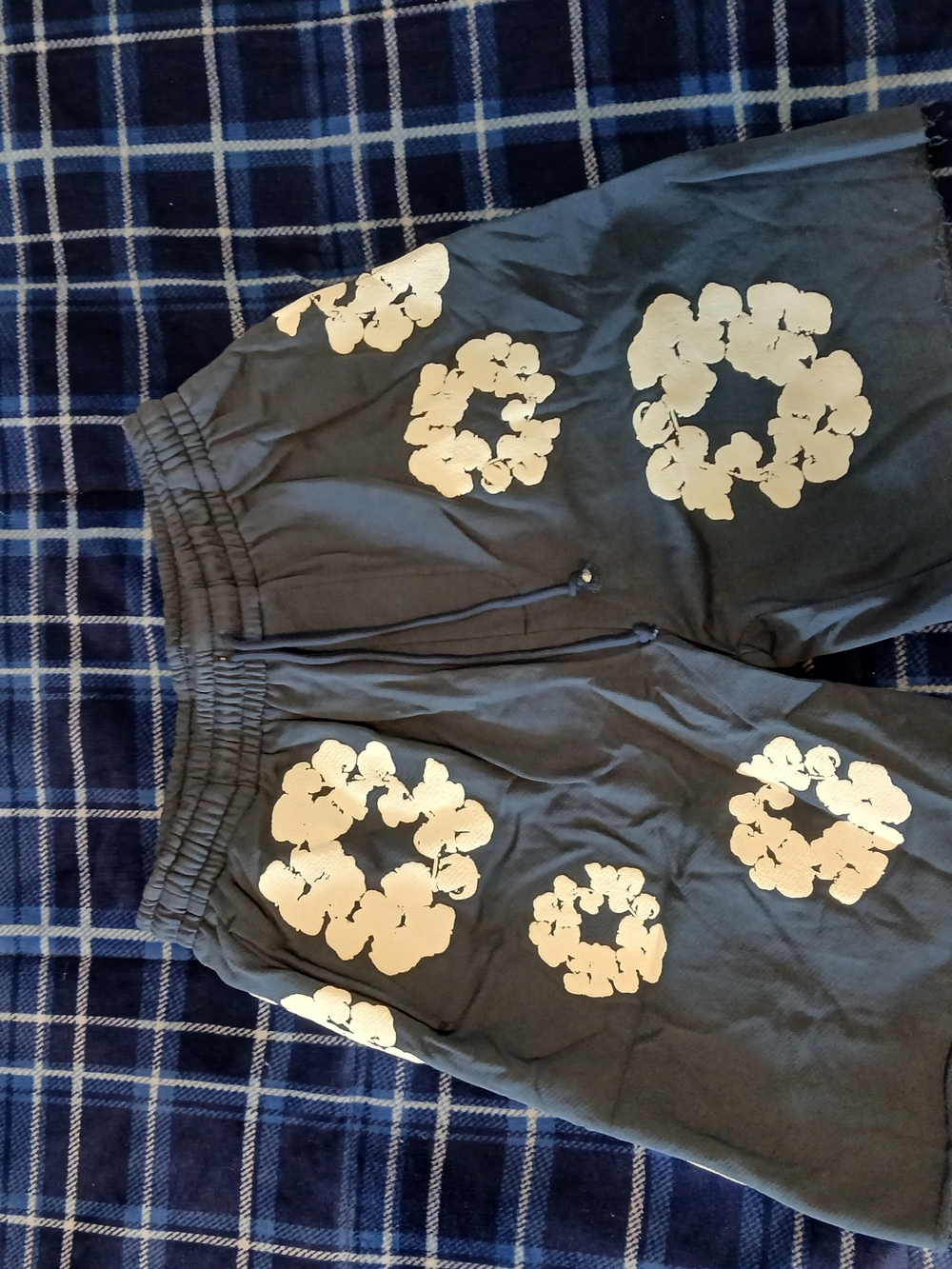 Denim Tears Navy Blue Shorts